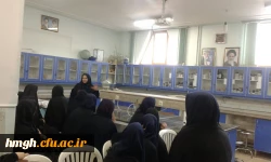 بازدید دانش آموزان دبیرستان دخترانه عفاف از پردیس حضرت معصومه(س) 2