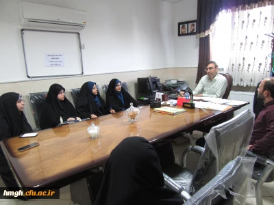 نشست اعضای شورای صنفی و امور دانشجویی