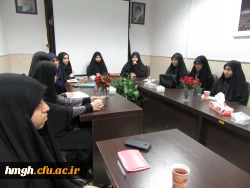 دیدار خانم کاوه از اداره کل امور اجتماعی معاونت فرهنگی و اجتماعی دانشگاه فرهنگیان با دبیران انجمن های علمی و کانون های فرهنگی پردیس حضرت معصومه(س) 2