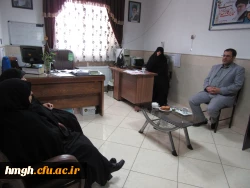 دیدار سرپرست امور پردیس های استان قم با کارکنان پردیس حضرت معصومه(س) 2