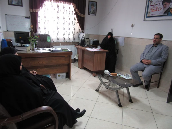 دیدار سرپرست امور پردیس های استان قم با کارکنان پردیس حضرت معصومه(س) 2