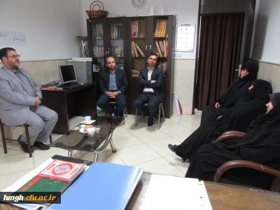 دیدار سرپرست امور پردیس های استان قم با کارکنان پردیس حضرت معصومه(س)