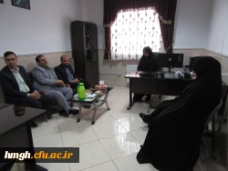 دیدار سرپرست امور پردیس های استان قم با کارکنان پردیس حضرت معصومه(س) 2