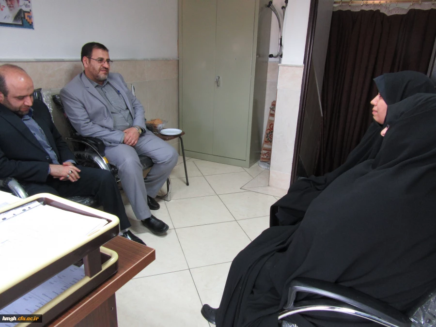 دیدار سرپرست امور پردیس های استان قم با کارکنان پردیس حضرت معصومه(س) 2