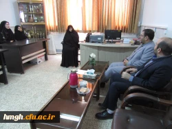 دیدار سرپرست امور پردیس های استان قم با کارکنان پردیس حضرت معصومه(س) 2