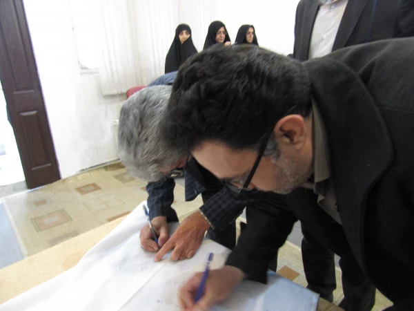 برنامه ساعت فرهنگی پردیس حضرت معصومه(س) با سخنرانی سرهنگ شفیعی 2