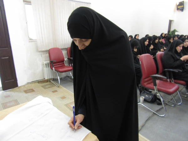 برنامه ساعت فرهنگی پردیس حضرت معصومه(س) با سخنرانی سرهنگ شفیعی 2