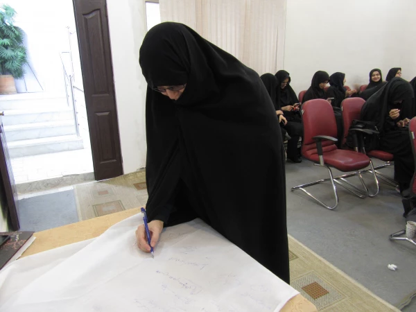 برنامه ساعت فرهنگی پردیس حضرت معصومه(س) با سخنرانی سرهنگ شفیعی 2