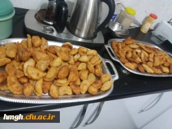 برگزاری کلاس آموزش شیرینی پزی به مناسبت هفته سلامت 2