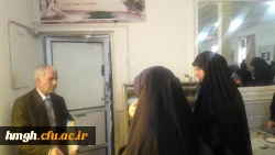 بازدید مسؤول نظارت و ارزیابی دانشگاه فرهنگیان استان قم ازآشپزخانه و سلف غذاخوری پردیس حضرت معصومه(س) 2