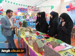 بازدید دانشجومعلمان پردیس حضرت معصومه(س) از نمایشگاه دست ساخته های دانش آموزان در نهمین جشنواره جابر ابن حیان 2