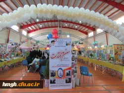 بازدید دانشجومعلمان پردیس حضرت معصومه(س) از نمایشگاه دست ساخته های دانش آموزان در نهمین جشنواره جابر ابن حیان 2