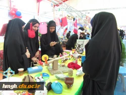 بازدید دانشجومعلمان پردیس حضرت معصومه(س) از نمایشگاه دست ساخته های دانش آموزان در نهمین جشنواره جابر ابن حیان 2