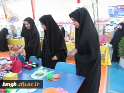 بازدید دانشجومعلمان پردیس حضرت معصومه(س) از نمایشگاه دست ساخته های دانش آموزان در نهمین جشنواره جابر ابن حیان 2