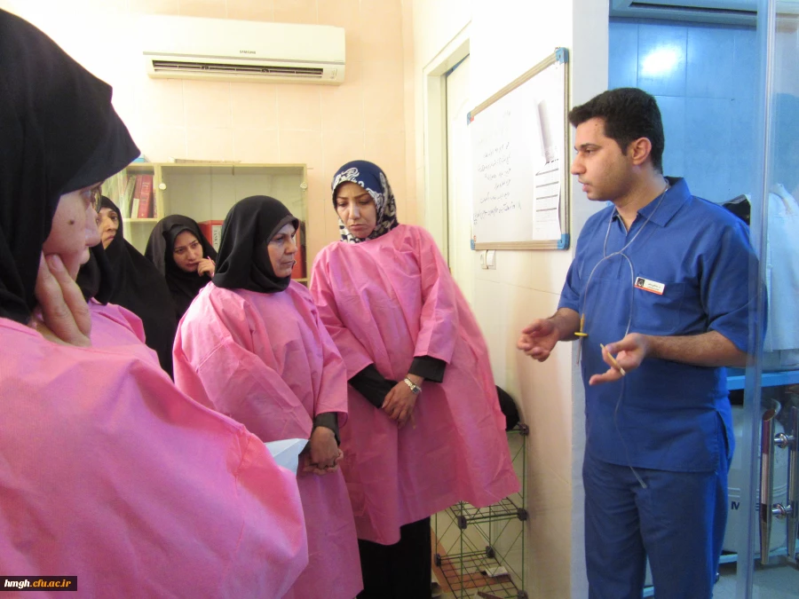 بازدید اساتید و کارکنان پردیس حضرت معصومه(س) از مرکز فوق تخصصی درمان ناباروری جهاددانشگاهی واحد استان قم (رویا) 2