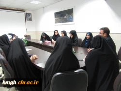 تشکیل اولین جلسه شورای صنفی منتخب پردیس حضرت معصومه(س) 2