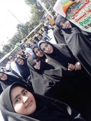 شرکت اساتید، کارکنان و دانشجومعلمان پردیس حضرت معصومه(س) در راهپیمایی پرشکوه روز قدس 2