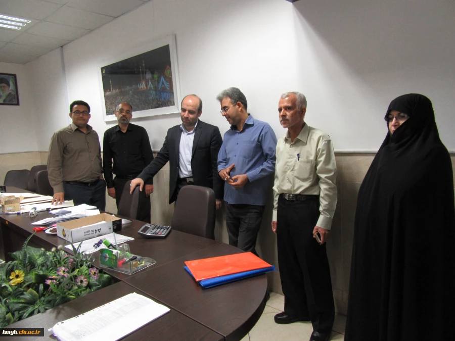 بازدید مسؤولان دانشگاه فرهنگیان استان قم از پردیس حضرت معصومه(س) در نخستین روز برگزاری امتحانات پایان نیمسال دوم 2