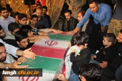 برگزاری مراسم شب وداع با شهید گمنام در پردیس حضرت معصومه(س) 2