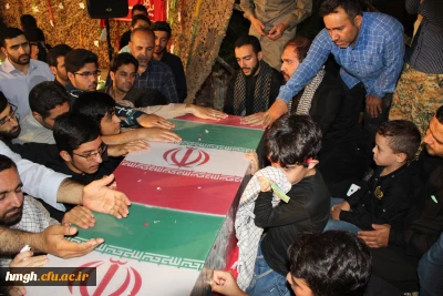 برگزاری مراسم شب وداع با شهید گمنام در پردیس حضرت معصومه(س)