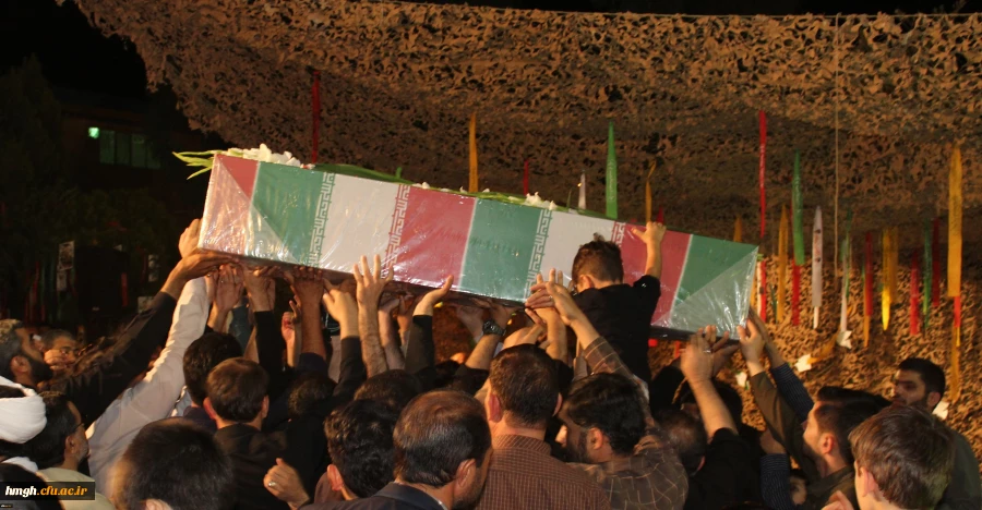 برگزاری مراسم شب وداع با شهید گمنام در پردیس حضرت معصومه(س) 2