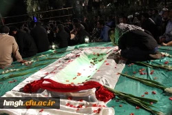 برگزاری مراسم شب وداع با شهید گمنام در پردیس حضرت معصومه(س) 2