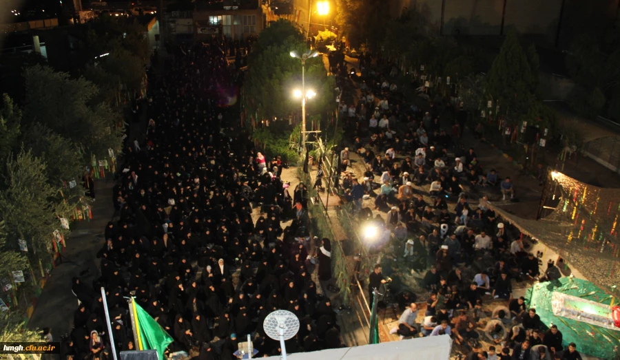 برگزاری مراسم شب وداع با شهید گمنام در پردیس حضرت معصومه(س) 2