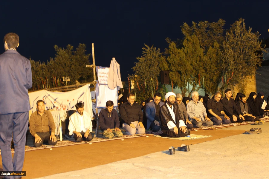برگزاری مراسم شب وداع با شهید گمنام در پردیس حضرت معصومه(س) 2