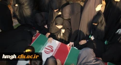 برگزاری مراسم شب وداع با شهید گمنام در پردیس حضرت معصومه(س) 2