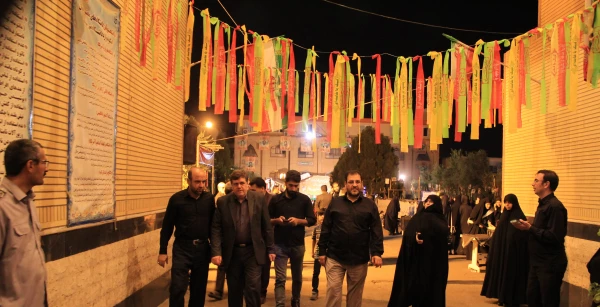 برگزاری مراسم شب وداع با شهید گمنام در پردیس حضرت معصومه(س) 2