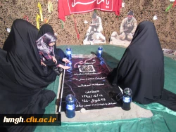 مراسم بزرگداشت هفتمین روز تدفین شهید گمنام در پردیس حضرت معصومه(س) برگزار شد. 2