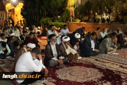 مراسم بزرگداشت هفتمین روز تدفین شهید گمنام در پردیس حضرت معصومه(س) برگزار شد. 2