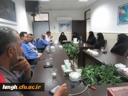 نشست صمیمی مسؤولان پردیس حضرت معصومه(س) با نیروهای خدماتی و شرکتی 2