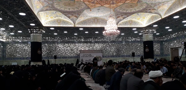 شرکت دانشجومعلمان در برنامه افتتاحیه سال تحصیلی جدید در حرم مطهر حضرت معصومه(س) 2