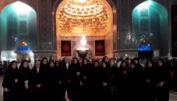 شرکت دانشجومعلمان در برنامه افتتاحیه سال تحصیلی جدید در حرم مطهر حضرت معصومه(س) 2