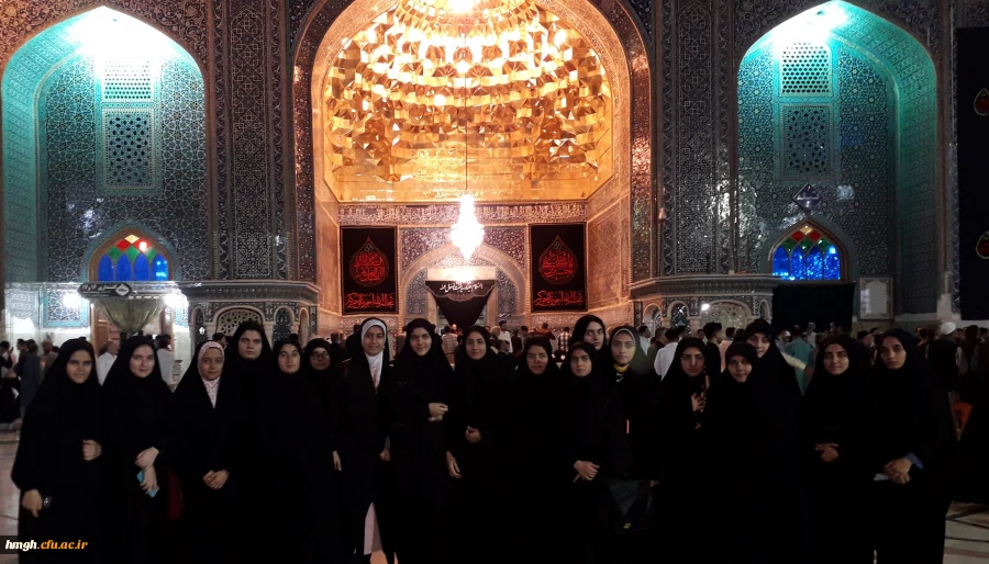 شرکت دانشجومعلمان در برنامه افتتاحیه سال تحصیلی جدید در حرم مطهر حضرت معصومه(س) 2