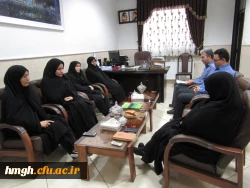 نشست صمیمی سرپرست پردیس حضرت معصومه(س) با همکاران واحدهای آموزش و امور دانشجویی 2