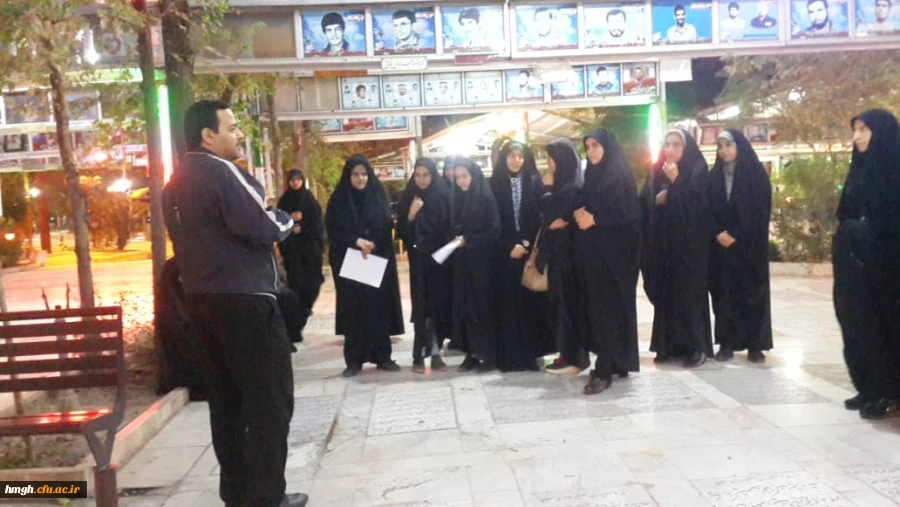 شرکت دانشجومعلمان پردیس حضرت معصومه(س) در مراسم غبارروبی گلزار شهدا 2