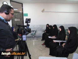 مصاحبه شبکه صدا و سیمای استانی نور با تعدادی از دانشجومعلمان پردیس حضرت معصومه(س) به مناسبت هفته وحدت 2