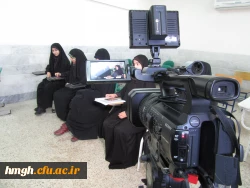 مصاحبه شبکه صدا و سیمای استانی نور با تعدادی از دانشجومعلمان پردیس حضرت معصومه(س) به مناسبت هفته وحدت 2