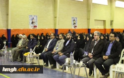 ویژه برنامه باشکوه گرامیداشت هفته بسیج در پردیس حضرت معصومه(س) برگزار شد. 2