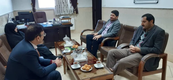 بازدید نمایندگان طرح و برنامه و بودجه دانشگاه فرهنگیان از پردیس حضرت معصومه(س) 2