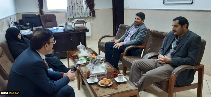 بازدید نمایندگان طرح و برنامه و بودجه دانشگاه فرهنگیان از پردیس حضرت معصومه(س) 2