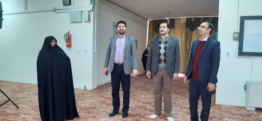 بازدید نمایندگان طرح و برنامه و بودجه دانشگاه فرهنگیان از پردیس حضرت معصومه(س) 2