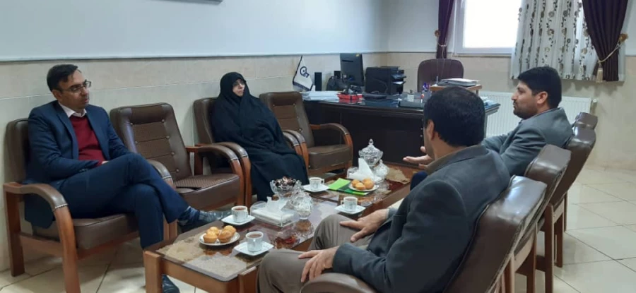 بازدید نمایندگان طرح و برنامه و بودجه دانشگاه فرهنگیان از پردیس حضرت معصومه(س) 2