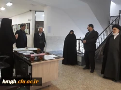 بازدید مسؤولان دانشگاه فرهنگیان استان قم از جلسه امتحانات و قسمت های مختلف پردیس حضرت معصومه(س) 2