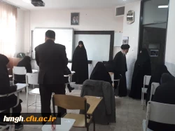 بازدید مسؤولان دانشگاه فرهنگیان استان قم از جلسه امتحانات و قسمت های مختلف پردیس حضرت معصومه(س) 2