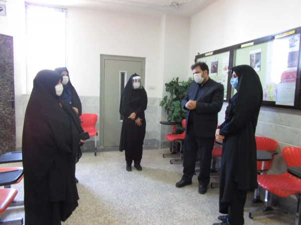 بازدید مسؤولان اداره سلامت و تندرستی اداره کل آموزش و پرورش استان قم از مکان مصاحبه پذیرفته شدگان چند برابر ظرفیت 4