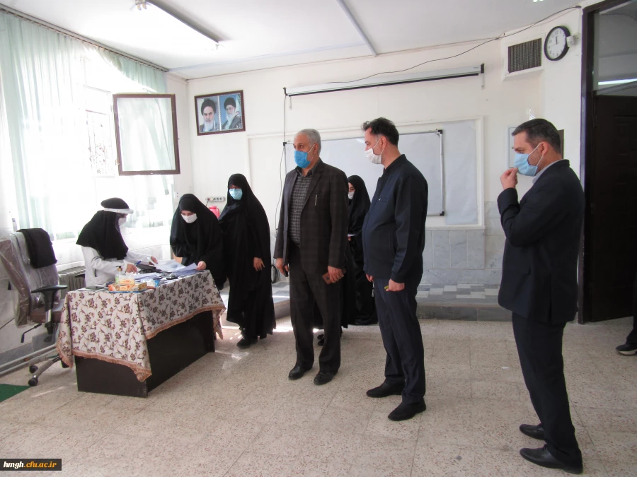 بازدید مدیر کل آموزش و پرورش استان قم و همراهان از فرایند مصاحبه معرفی شدگان چند برابر ظرفیت سال 99 2