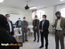 بازدید معاون توسعه مدیریت و پشتیبانی اداره کل آموزش و پرورش استان قم از فرایند مصاحبه چند برابر ظرفیت سال 99 2